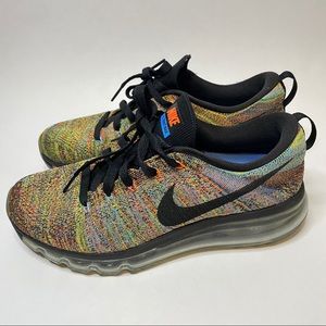 Nike flyknit air max womens size 7.5 multicolored